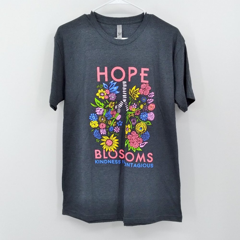 Next Level Hope Blossoms Floral t shirt Kindness is Contagious